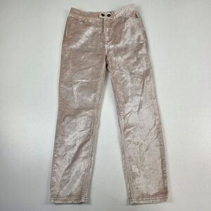 We The Free People Crushed Velvet Velour Jeans Sz 28 Boho Coachella Taylor Swift